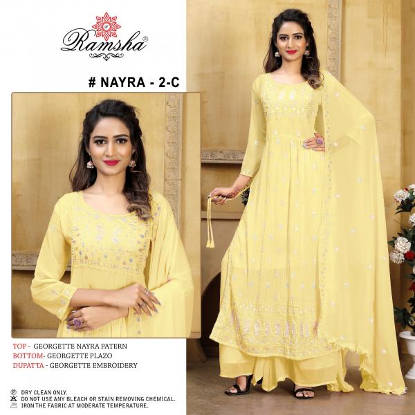 Ramsha Nayra 2 Exclusive New Designer Pakistani Suit Collection